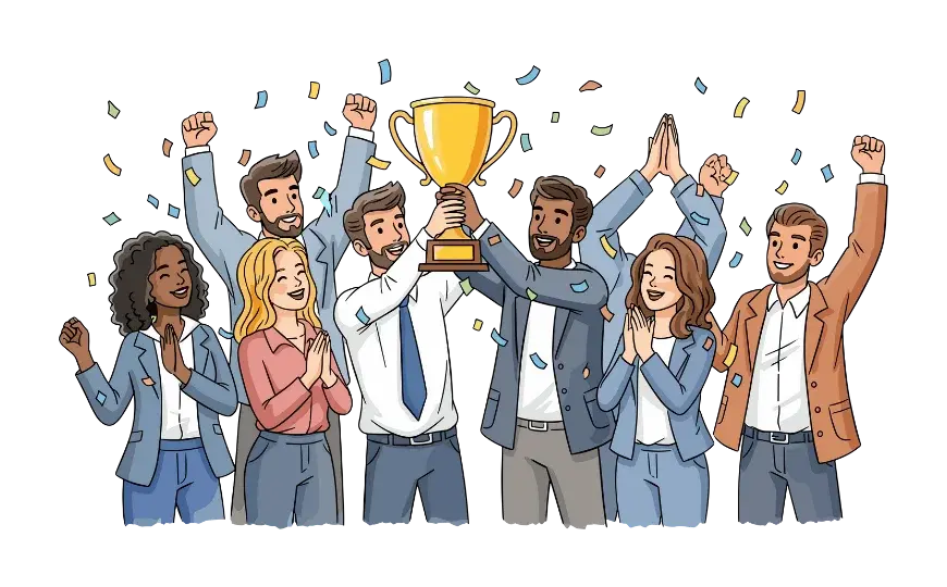 Erfolg, der geteilt wird